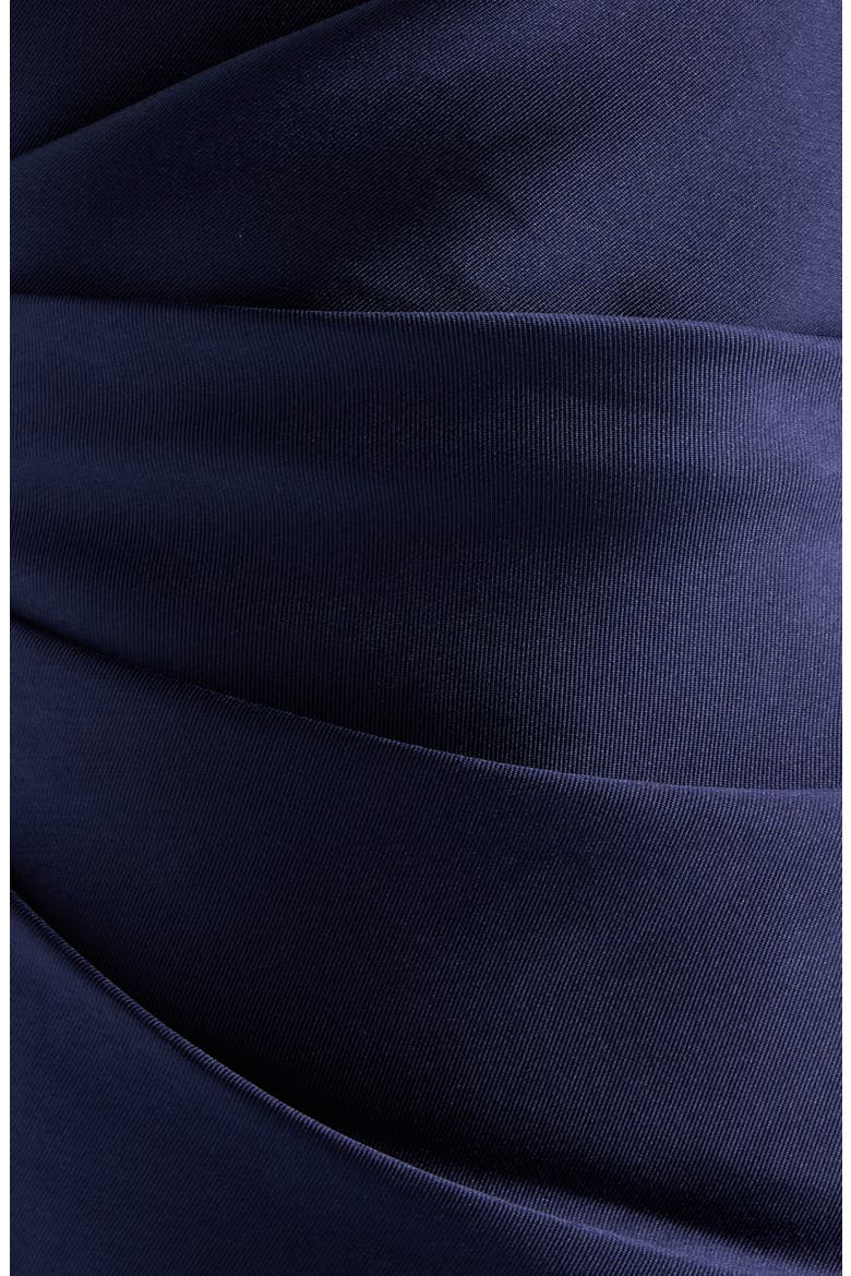 Veya One-Shoulder Gown, Alternate, color, NAVY