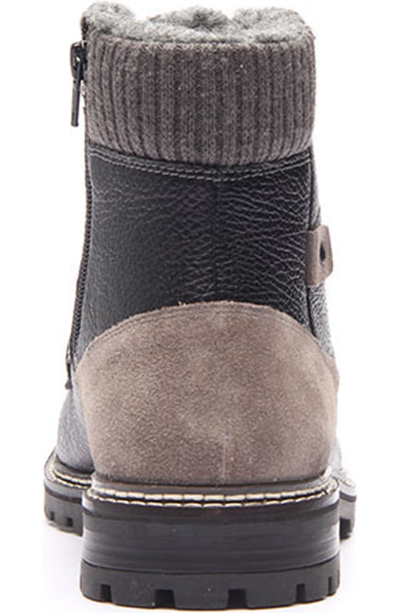 CREVO Marcel Wool Cuff Leather Boot, Alternate, color,