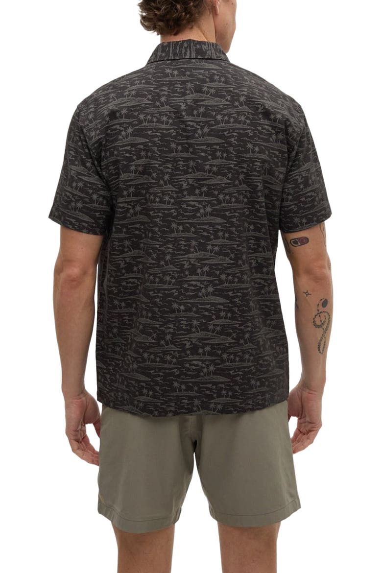Redwood Pocket Shirt, Alternate, color, Meteorite Black/Palm