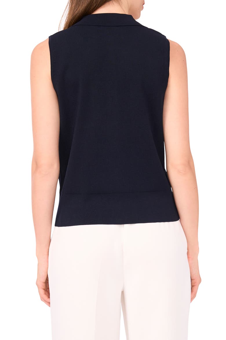 Lapel Collar Sweater Vest, Alternate, color, NAVY DEPTHS