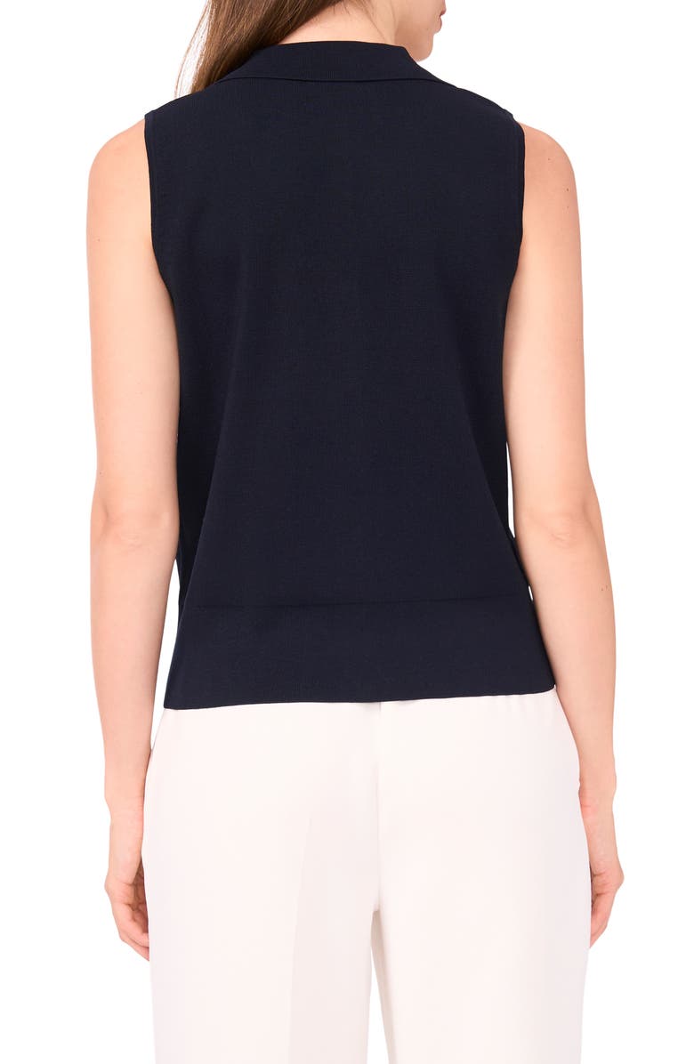 Halogen<sup>®</sup> Lapel Collar Sweater Vest, Alternate, color, Navy Depths