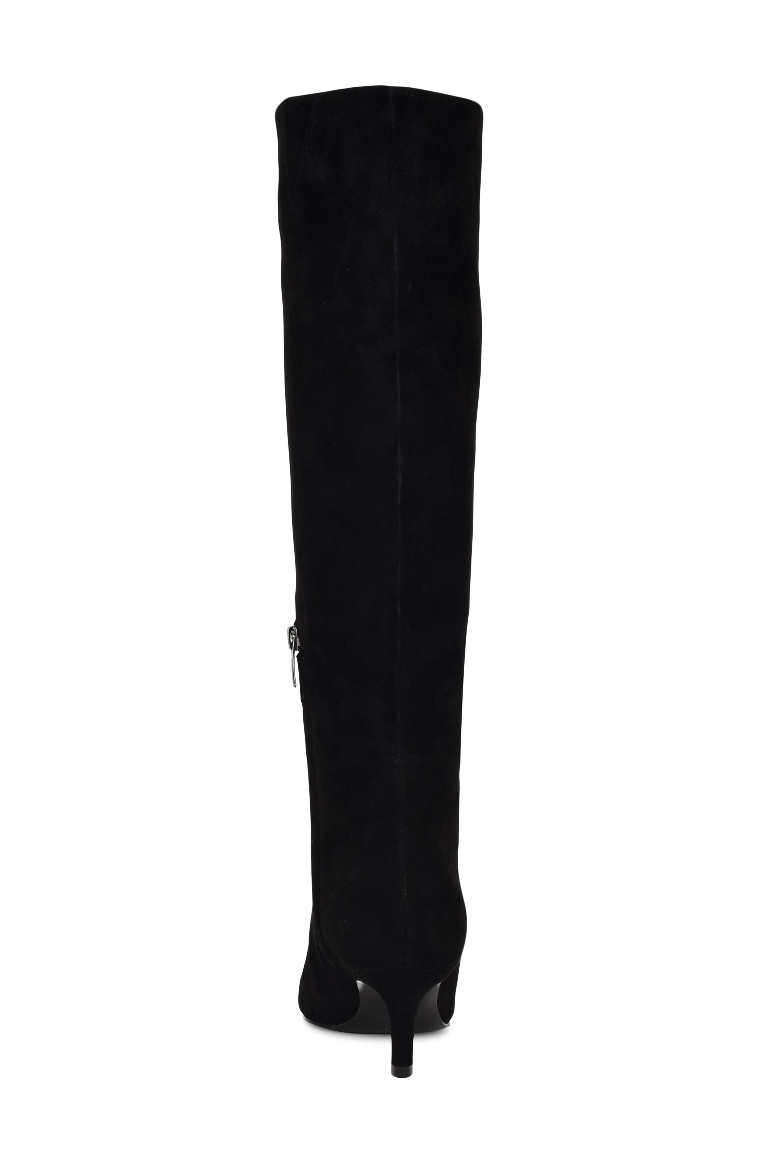 Caddy Knee High Boot, Alternate, color, BLACK SUEDE
