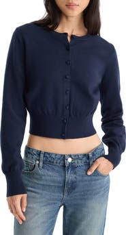 Good American The Fine Knit Cardigan