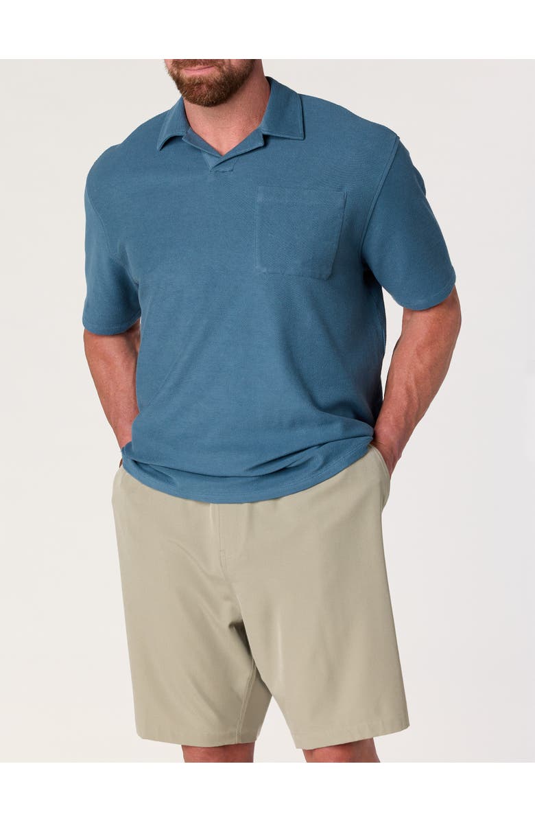 O'Neill Big & Tall O'Riginals Knit Polo Shirt, Alternate, color, Blue Fusion