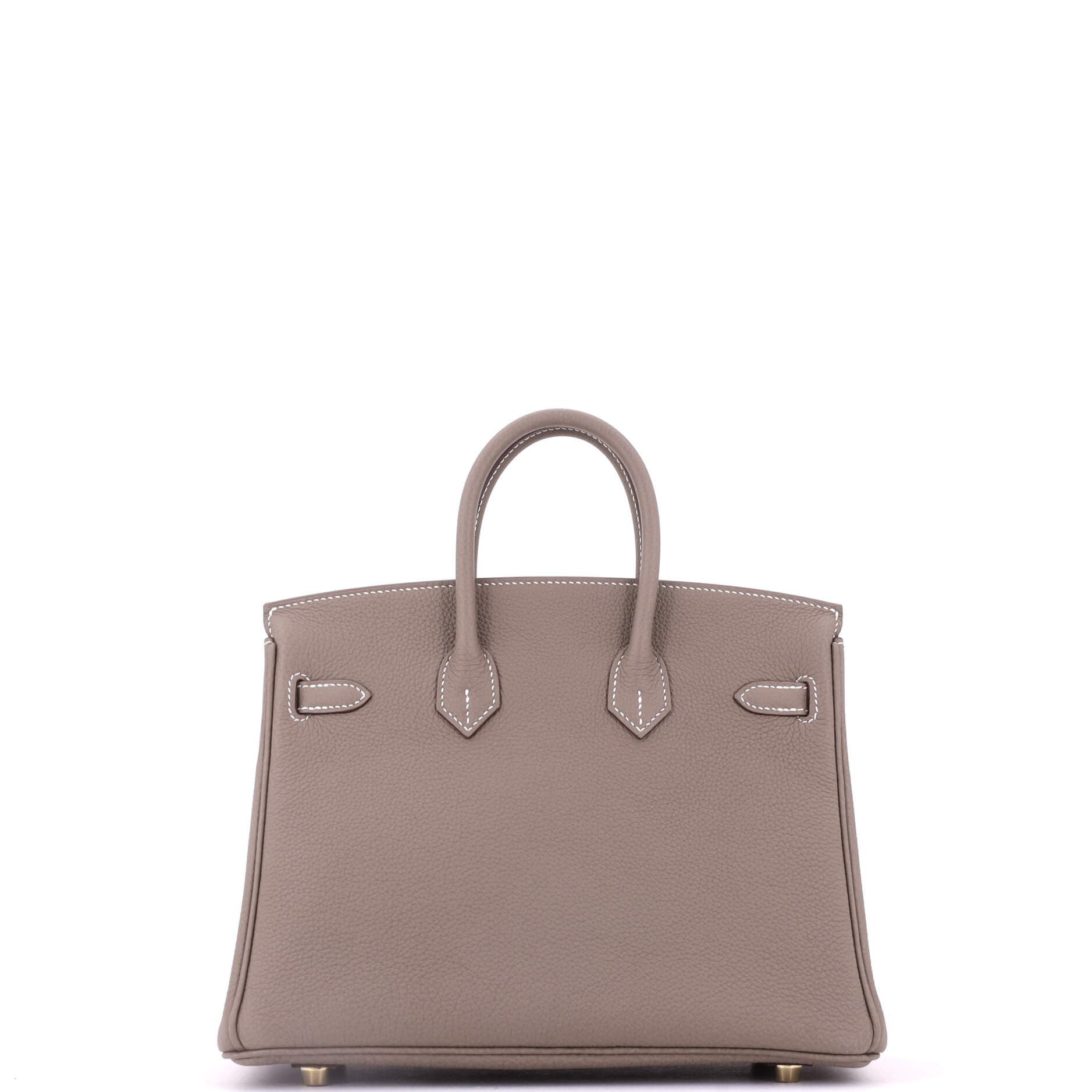 Birkin Handbag Grey Togo With Gold Hardware 25, Alternate, color, Grey