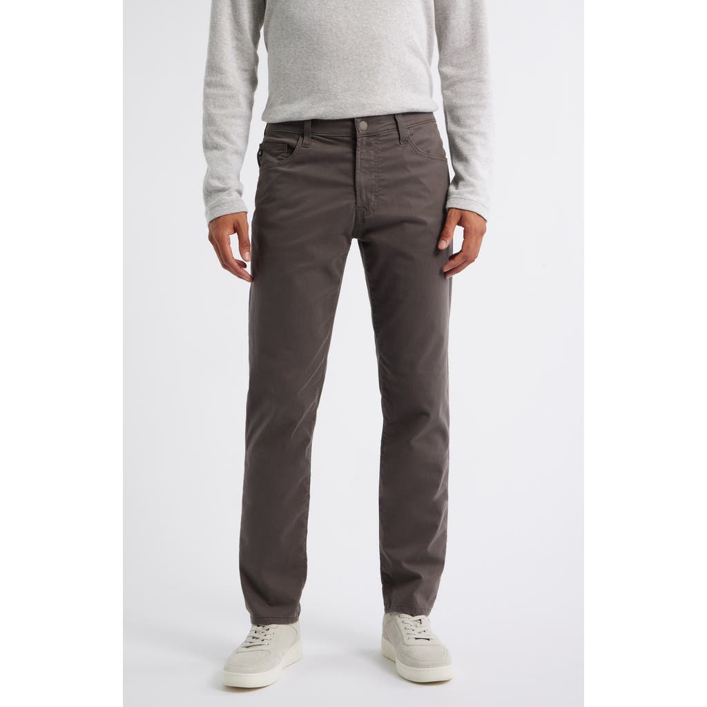 Ag Tellis Airluxe™ Commuter Performance Sateen Slim Fit Pants In Brown