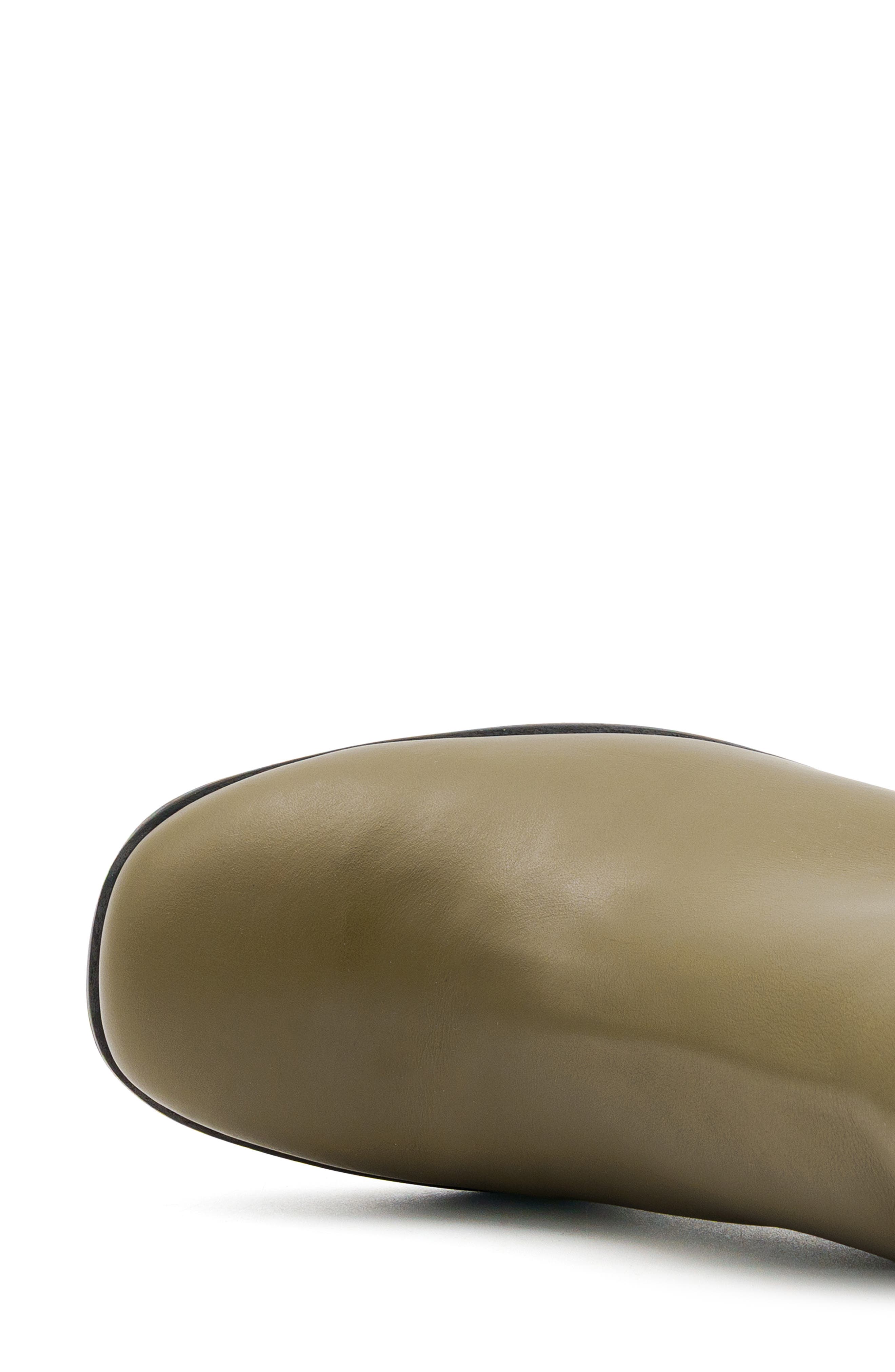 Baronessa Leather Bootie, Alternate, color, MOSS