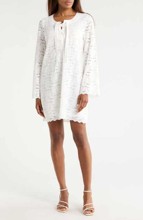 DVF Parker Long Sleeve Lace Dress