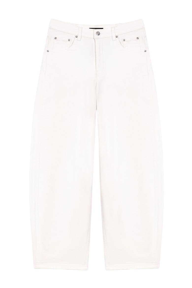 Balloon jeans, Alternate, color, White