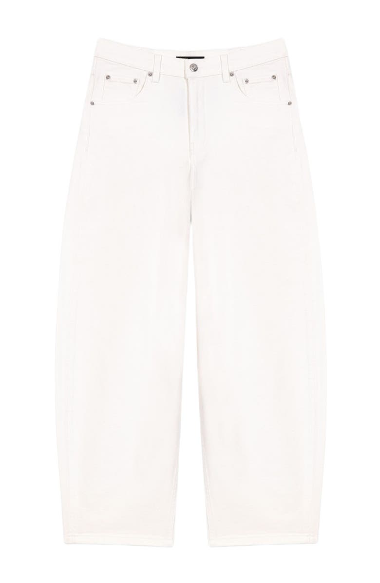 maje Balloon jeans, Alternate, color, White