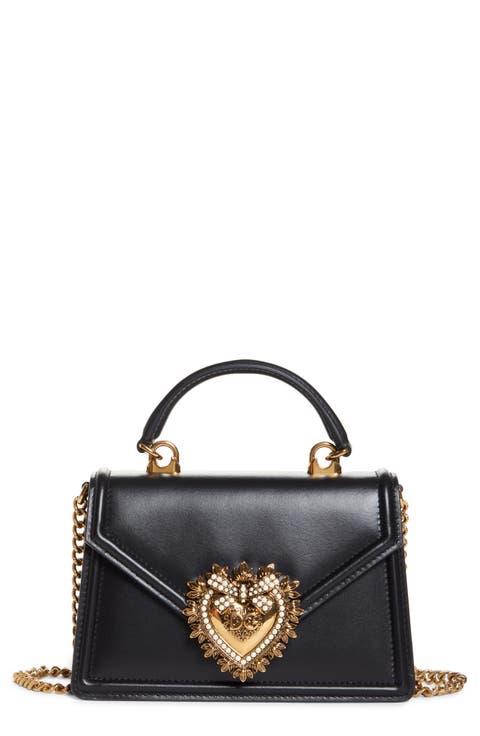Mini Devotion Leather Top Handle Bag