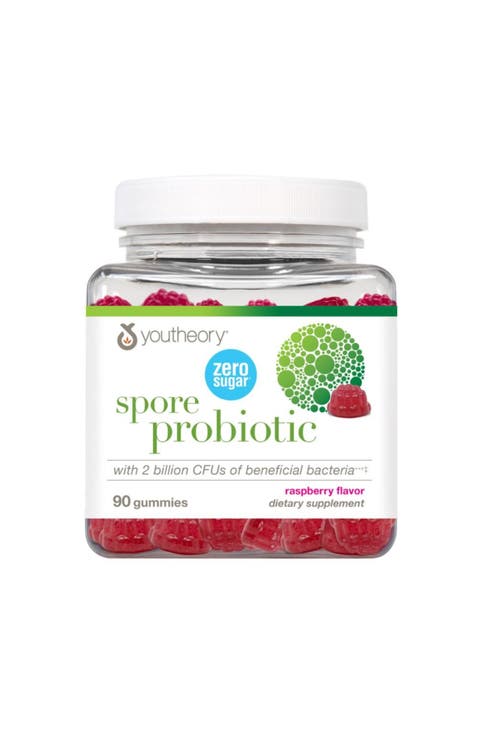 Spore Probiotic Zero Sugar Gummy Digestive Supplement 90ct