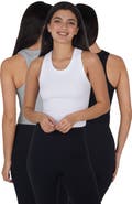 90 DEGREE BY REFLEX 3-Pack Seamless Crop Tanks