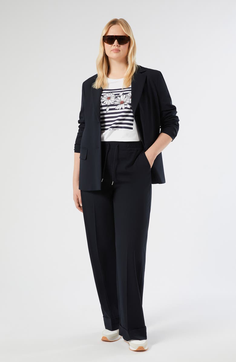 Marina Rinaldi Vento Side Slit Jacket, Alternate, color, Midnight Blue