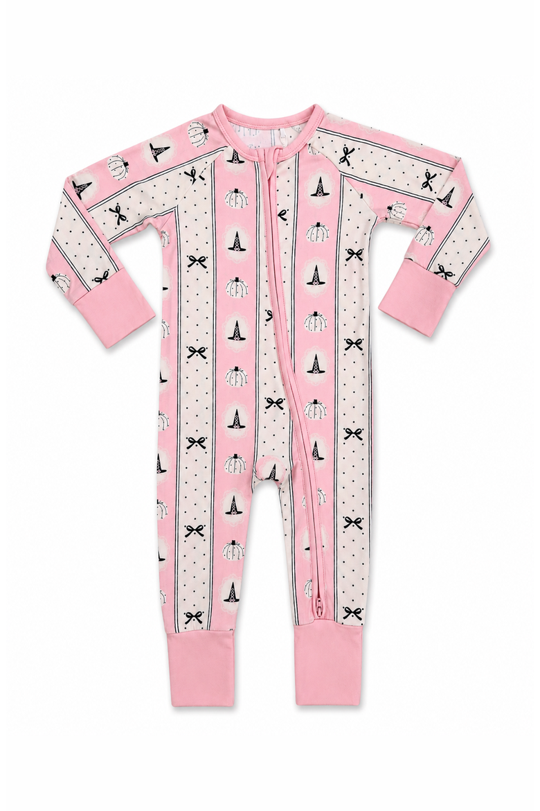 Pretty Little Pumpkin Romper, Main, color, Pink