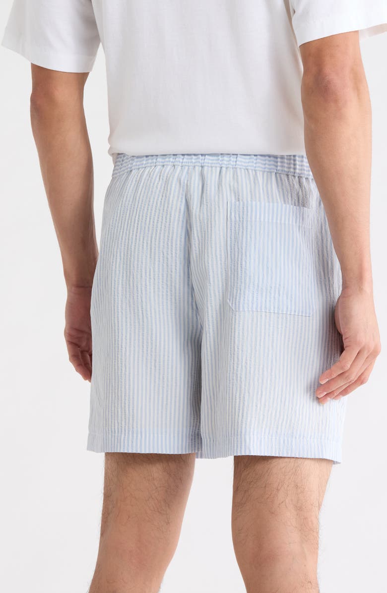 FRAME Stripe Shorts, Alternate, color, Blue Stripe