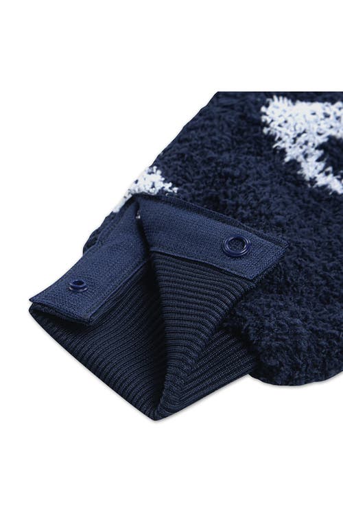 Nike Swoosh Bouclé Jacquard Romper In Blue