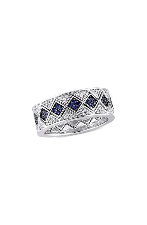 Lab-Grown Sapphire Band Ring