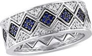 DELMAR Lab-Grown Sapphire Band Ring