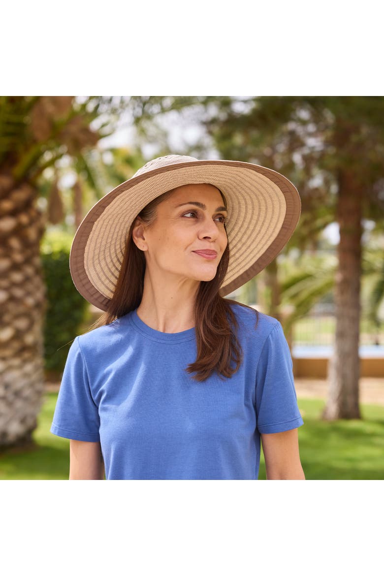 Pacifica Hat, Alternate, color, Brown