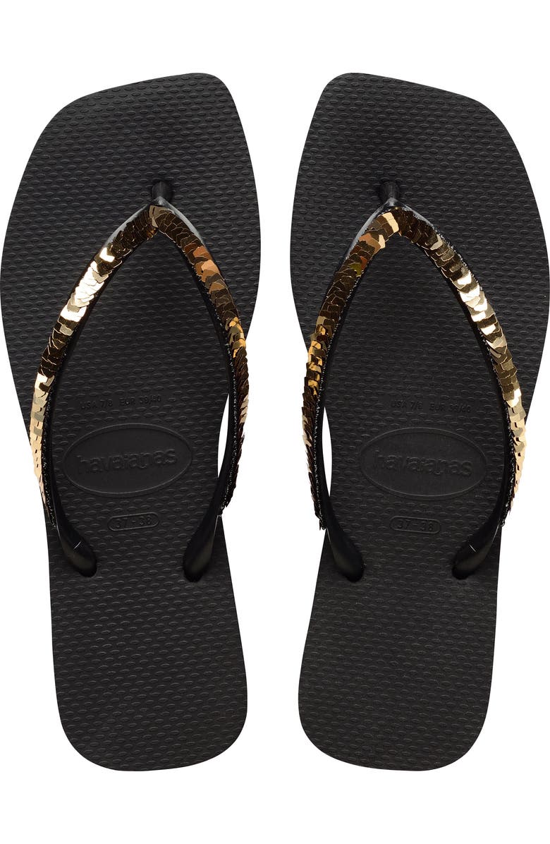Havaianas Slim Sequin Flip-Flop, Alternate, color,