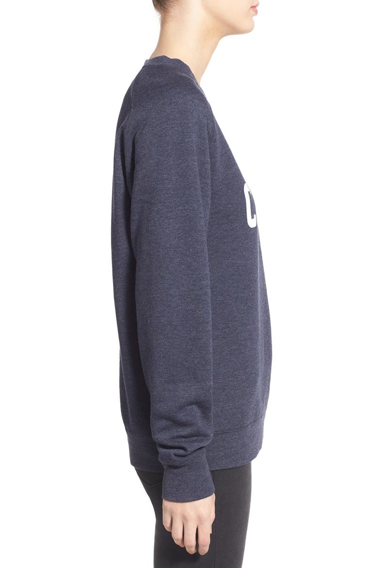 'Happy Camper' Graphic Sweatshirt, Alternate, color, NAVY