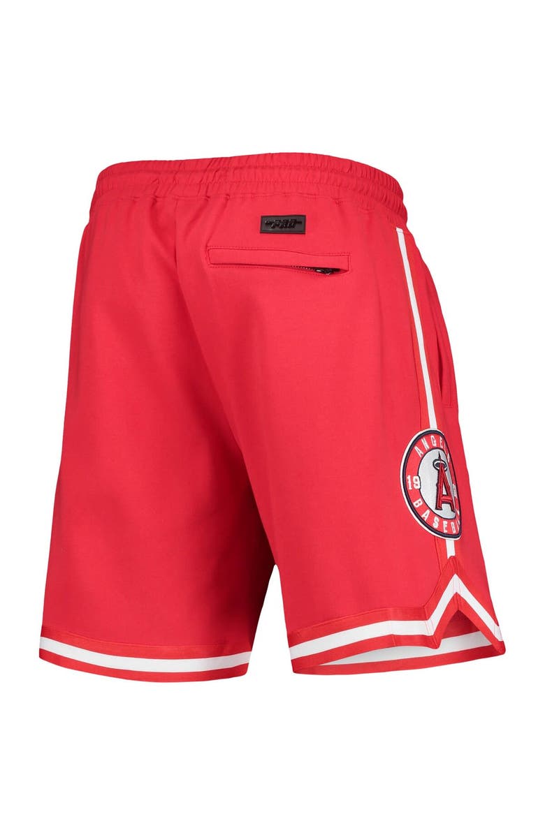 PRO STANDARD Men's Pro Standard Red Los Angeles Angels Team Shorts, Alternate, color, 