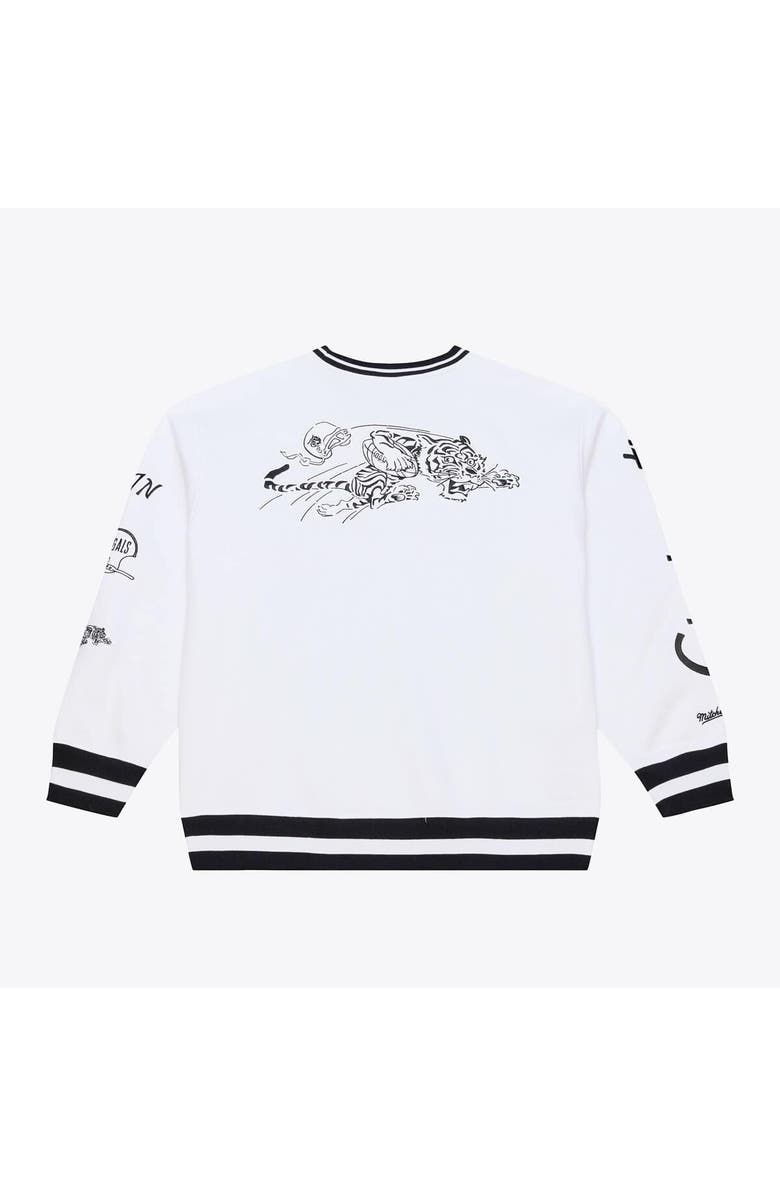 Mitchell & Ness Men's Mitchell & Ness White Cincinnati Bengals Arctic Fleece Sweatshirt, Alternate, color, White