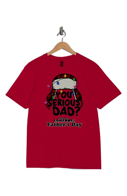 Monster Digital National Lampoon You Serious Dad Graphic T-shirt In Red