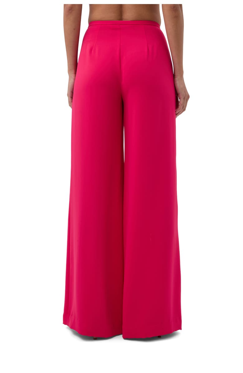 Trina Turk Long Weekend Wide Leg Pant, Alternate, color, Forrest Rose