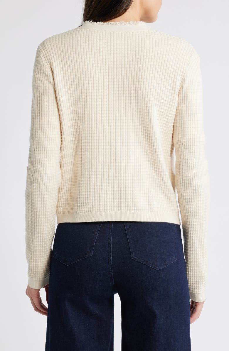 MANGO Textured Knit Cardigan, Alternate, color,