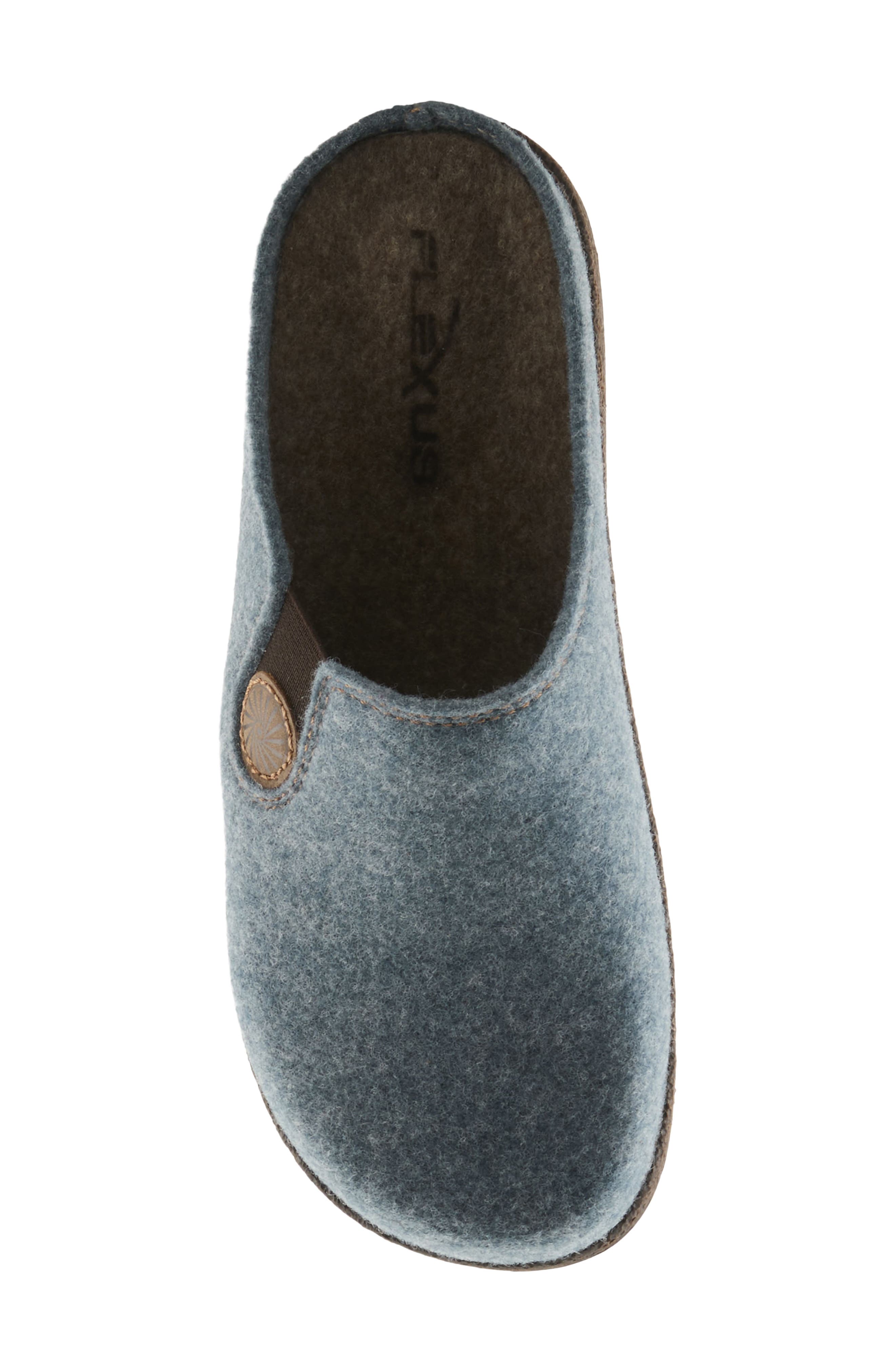 Flexus by Spring Step Cozily Wool Clog, Alternate, color, Denim Blue