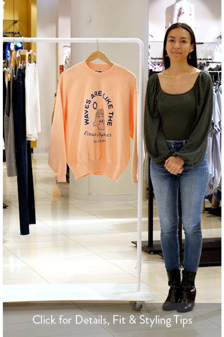 Time for Kendal Crewneck Fleece Graphic Sweatshirt video
