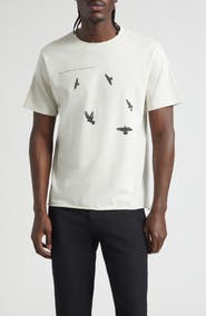 JKEEFER No Direction Organic Cotton Graphic T-Shirt