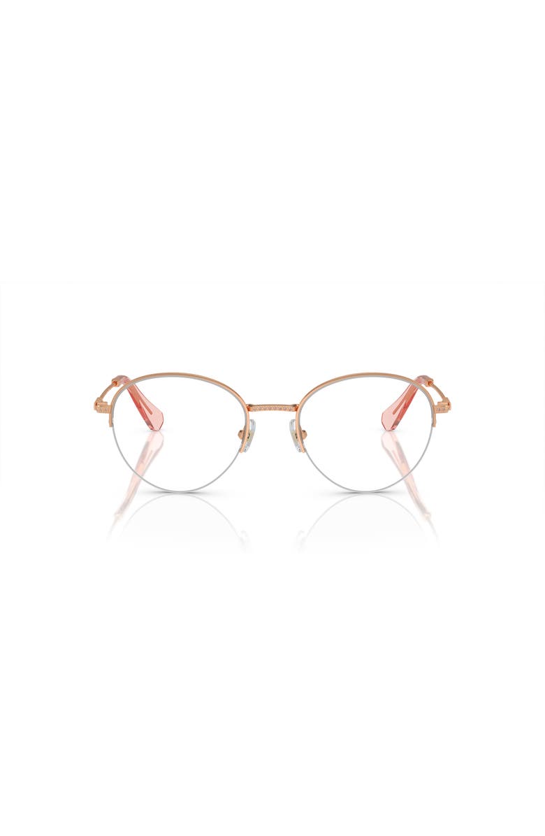 Swarovski 49mm Phantos optical glasses, Alternate, color, Pink