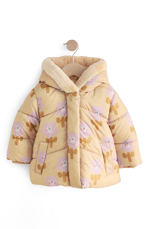 Kids' Floral Print Quilted Jacket (Toddler & Little Kid)