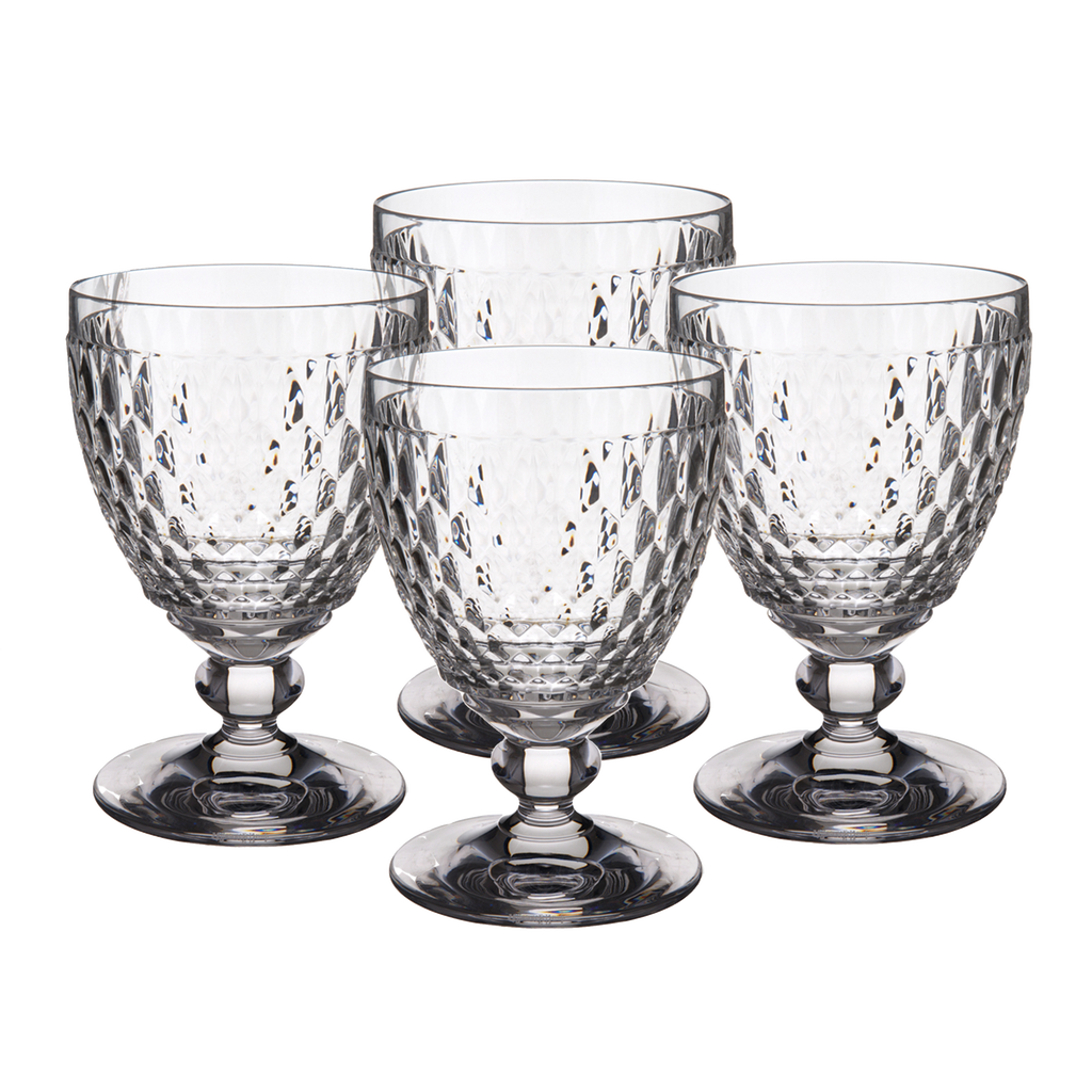 Villeroy & Boch Boston Claret Glass, Set Of 4 In Clear