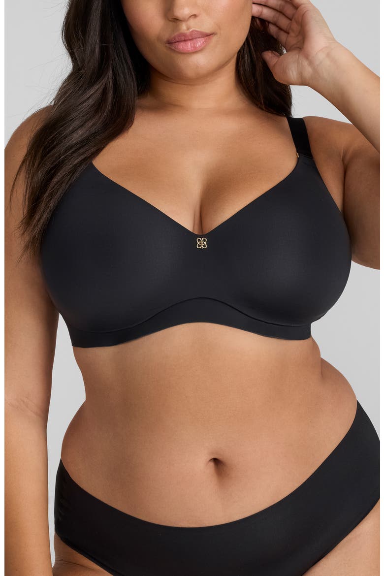 CloudEmbrace Wireless T-Shirt Bra, Alternate, color, VAMP