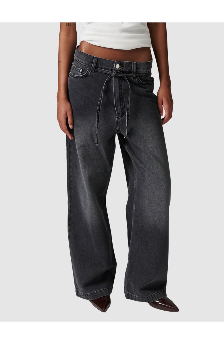 Day Elijah Denim Straight Leg Jeans, Main, color, Black