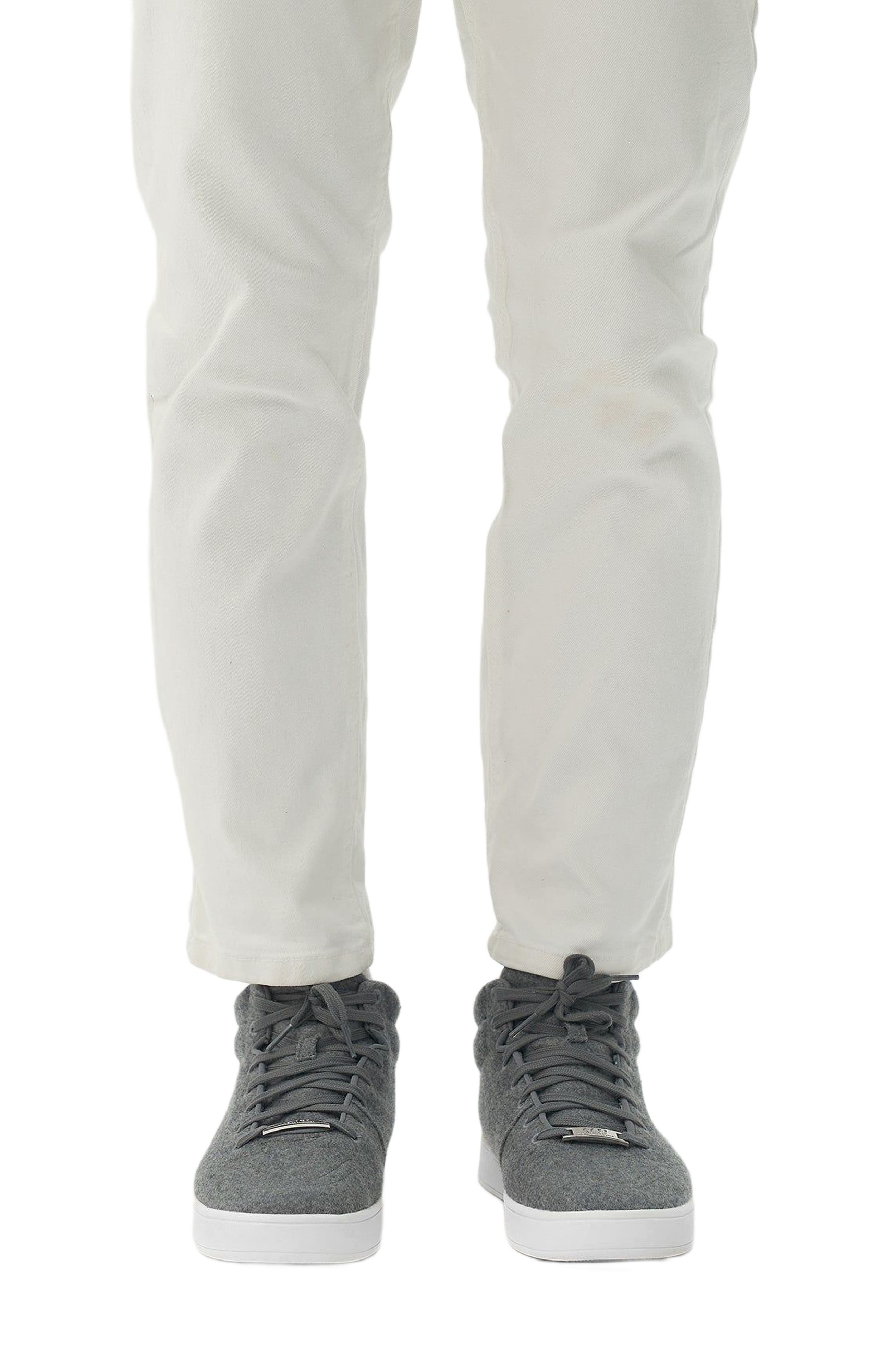 Cashmere High-Top Sneakers, Alternate, color, stone gray