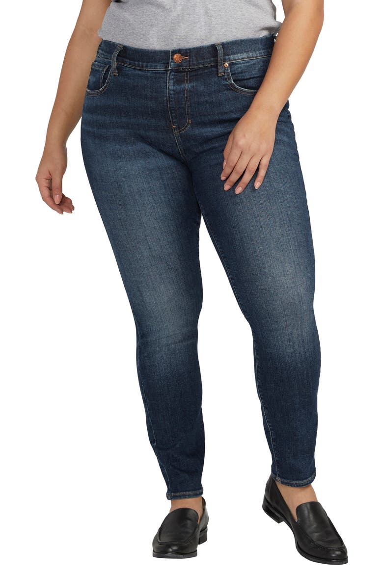 Maya Pull-On Skinny Jeans, Main, color, NIGHT FLIGHT BLUE