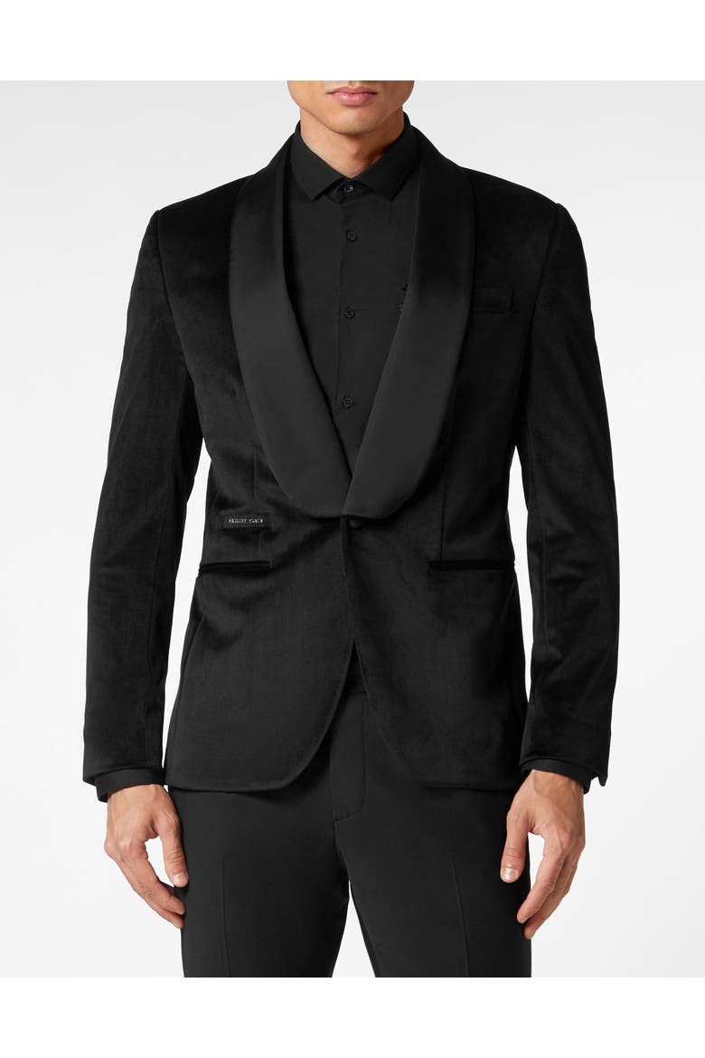 Blazer Elegant Men, Main, color, black