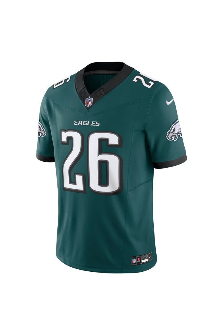Men's Nike Saquon Barkley Midnight Green Philadelphia Eagles Vapor F.U.S.E. Limited Jersey, Alternate, color, Green