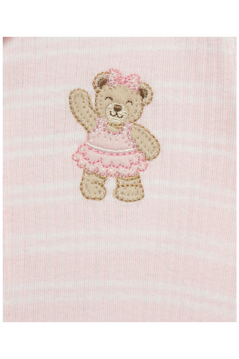 Kids' Bears 2-Pack Organic Cotton Footies, Alternate, color, PINK