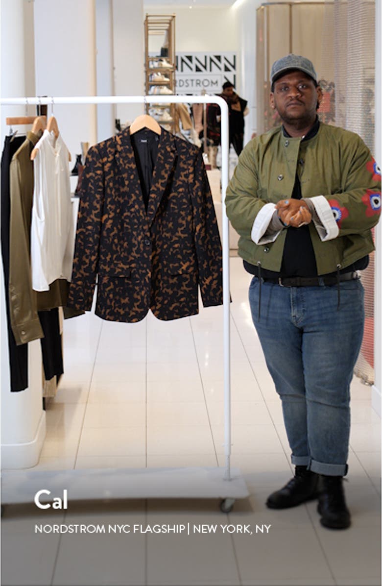 Staple Slim Fit One-Button Blazer, sales video thumbnail