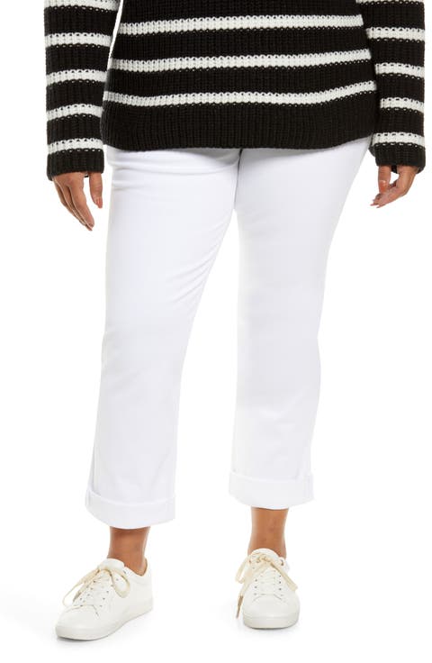 'Lyssentials High Rise Boyfriend Denim Leggings (Plus)