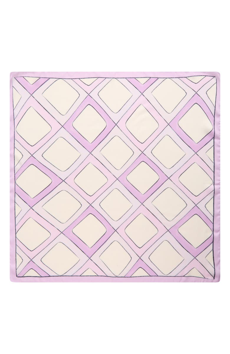 FRASIER STERLING Wisteria Square Scarf, Alternate, color, Purple