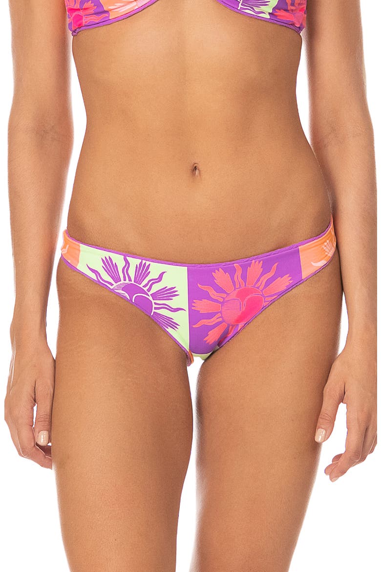 Celestial Sundown Flirt Reversible Bikini Bottoms, Alternate, color, LIGHT PASTEL PURPLE