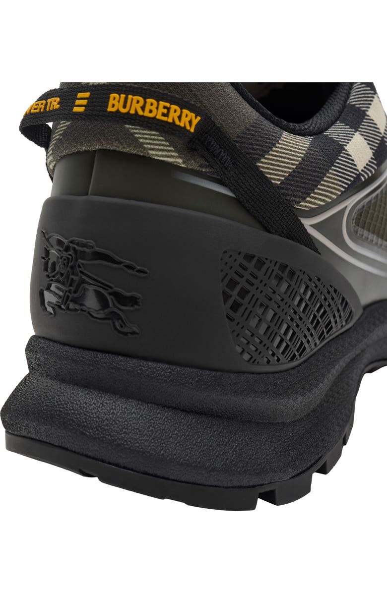 Burberry Check & Mesh Discover Sneaker, Alternate, color, Thicket/ Thicket Ip C