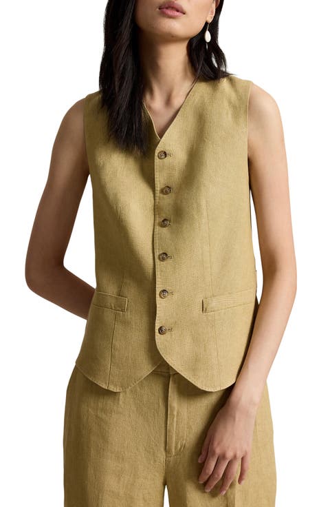Délavé Linen & Cotton Vest